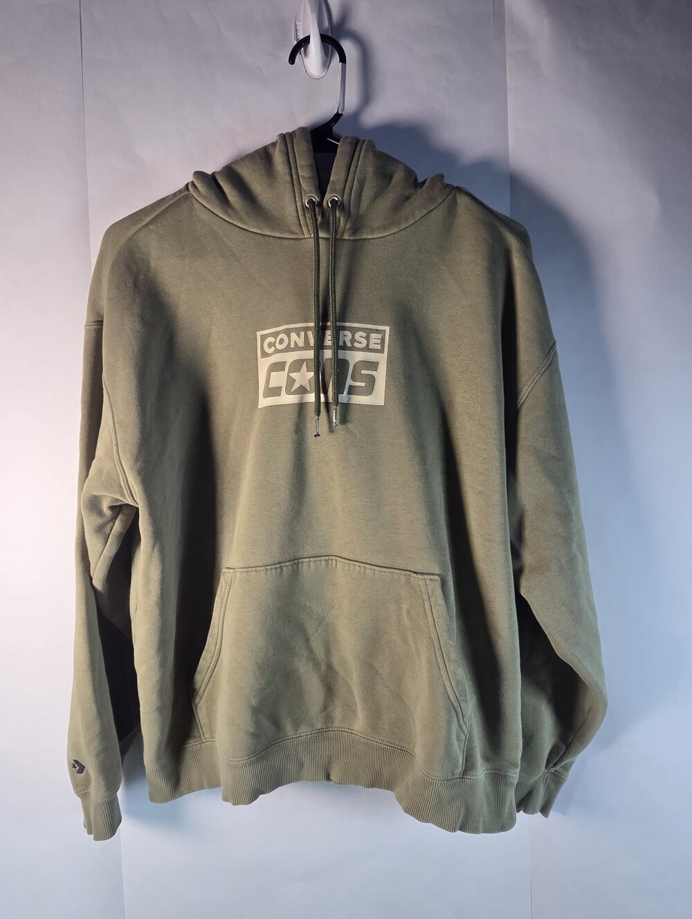 Converse Olive Logo Pullover Hoodie
